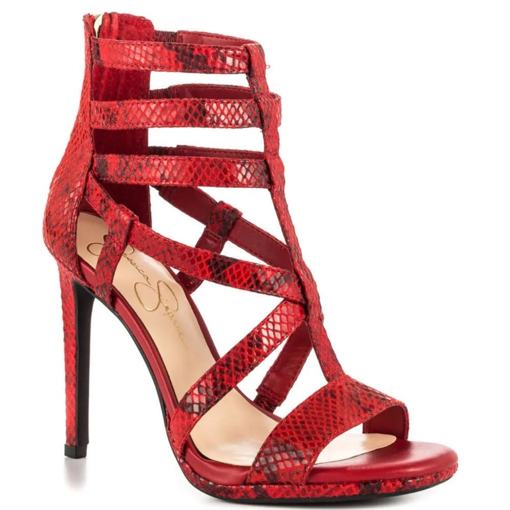Jessica Simpson Caged Heeled Sandals